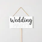 Customized Wedding Party Signs