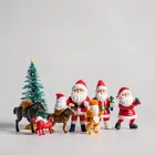 Christmas Themed Action Figures Set