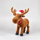 Animated Christmas Moose