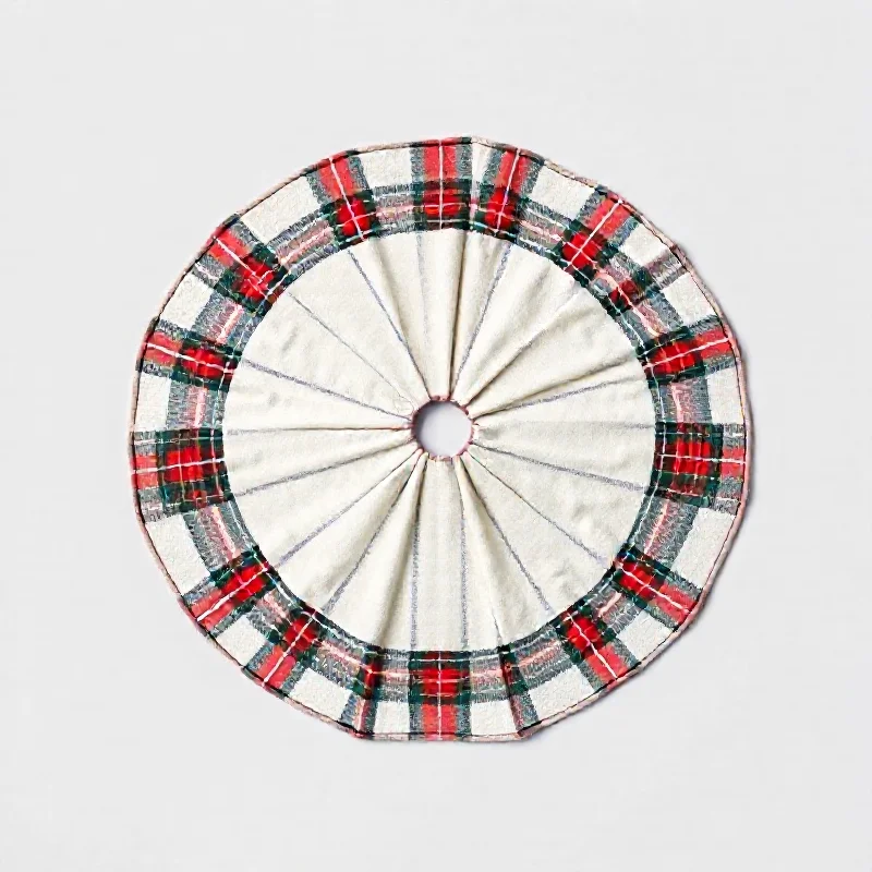 Plaid Christmas Tree Skirt