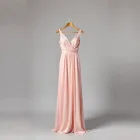 Elegant Blush Evening Dress