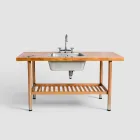 Fish Cleaning Table with Sink