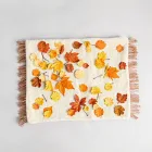 Fallen Leaves Throw Blanket