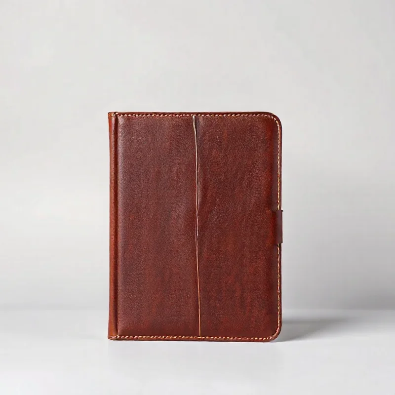 Faux Leather Book Case