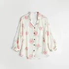 Floral Mesh Overshirt