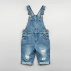 Fashion Overalls - Distressed Denim