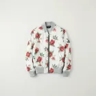 Floral Print Bomber Jacket