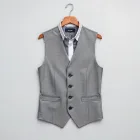 Sophisticated Grey Vest