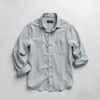 Textured Button-Up Shirt