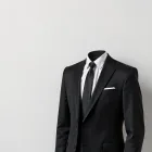 Slim Fit Black Suit
