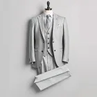 Light Grey Three-Piece Suit