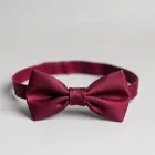 Burgundy Bow Tie