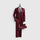 Burgundy Slim Fit Suit