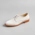 Ivory White Suede Shoes