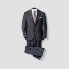 Pencil Striped Business Suit