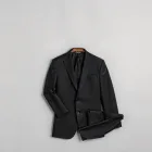 Custom Fit Black Suit