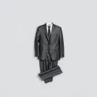 Charcoal Gray Business Suit