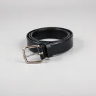 Formal Black Leather Belt