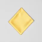 Gold Silk Pocket Square