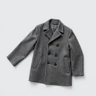 Gray Wool Overcoat