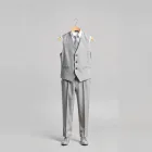 Light Gray Vest and Pants Set