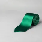 Silk Tie in Hunter Green