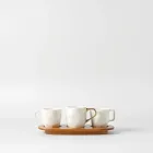 Geometric Design Espresso Set