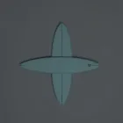 Glow in the Dark Surfboard Sticker