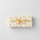 Sparkly Gold Star Gift Wrap