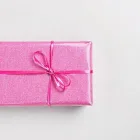 Shimmery Pink Gift Wrap