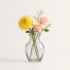 Artisan Hand-Blown Glass Vase