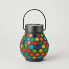 Solar Lantern with Glass Mosaic