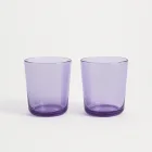 Lavender Glass Tumbler Set