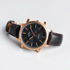 Gradient Leather Watch