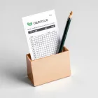 Golf Scorecard and Pencil Holder
