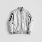 Graphic Print Bomber