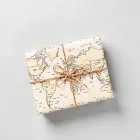 Vintage Map Gift Wrap