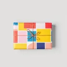Bold Color Blocks Gift Wrap