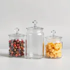 Glass Storage Jars with Lids