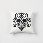 Gothic Skull Accent Pillow