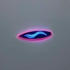 Glowing Surf Stickers