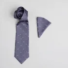 Groom's Tie and Pocket Square Set