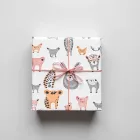 Sweet Animal Print Gift Wrap