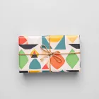Bold Geometric Designs Gift Wrap