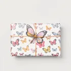 Whimsical Butterfly Gift Wrap