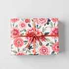 Gorgeous Geometric Floral Gift Wrap