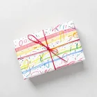 Rainbow Scribbles Gift Wrap