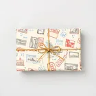 Vintage Postcard Gift Wrap