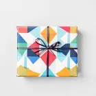 Bold Geometric Gift Wrap