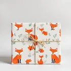 Whimsical Fox Gift Wrap